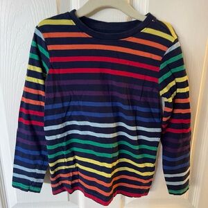 Primary Multicolor Striped Long Sleeve Tee